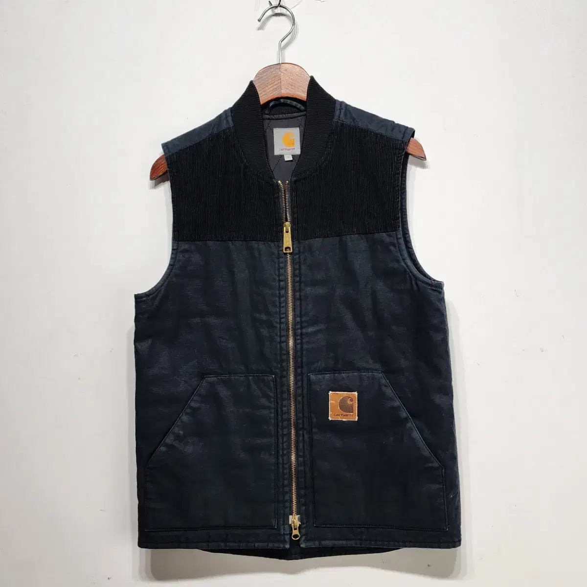 칼하트 CARHARTT 누빔조끼베스트 블랙 우먼스M